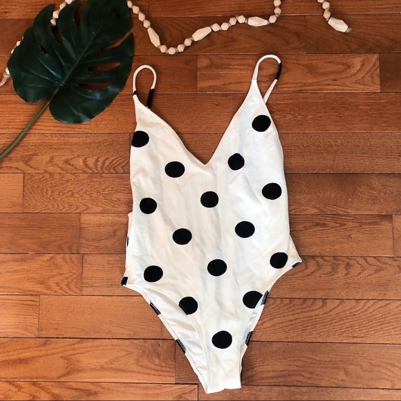 Zara Tops - Zara dotted bodysuit